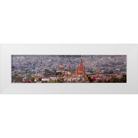 Mexico, San Miguel de Allende White Modern Wood Framed Art Print by Paulson, Don