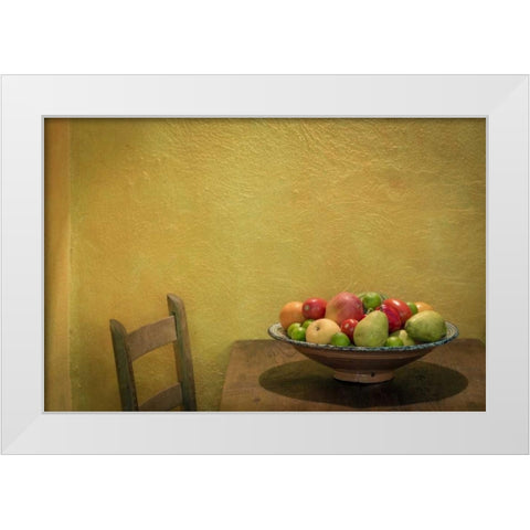 Mexico, San Miguel de Allende Fruit bowl White Modern Wood Framed Art Print by Paulson, Don