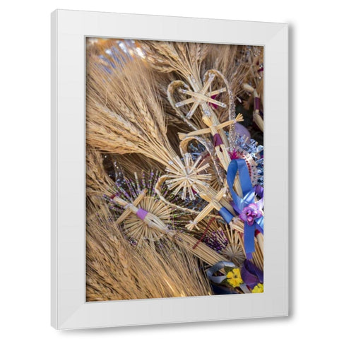 Mexico Decorations for Palm Sunday White Modern Wood Framed Art Print by Paulson, Don