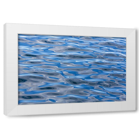 USA, Alaska Water abstract White Modern Wood Framed Art Print by Paulson, Don
