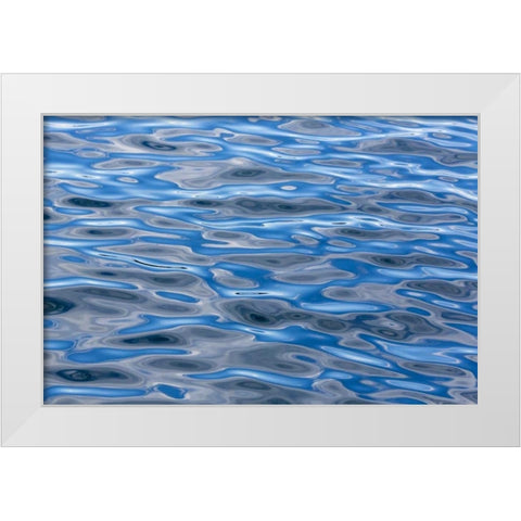 USA, Alaska Water abstract White Modern Wood Framed Art Print by Paulson, Don