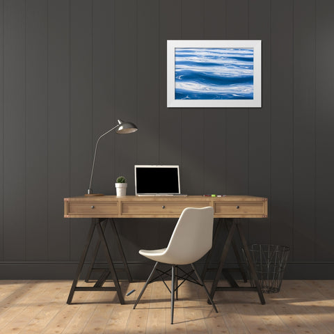 USA, Alaska Water abstract White Modern Wood Framed Art Print by Paulson, Don
