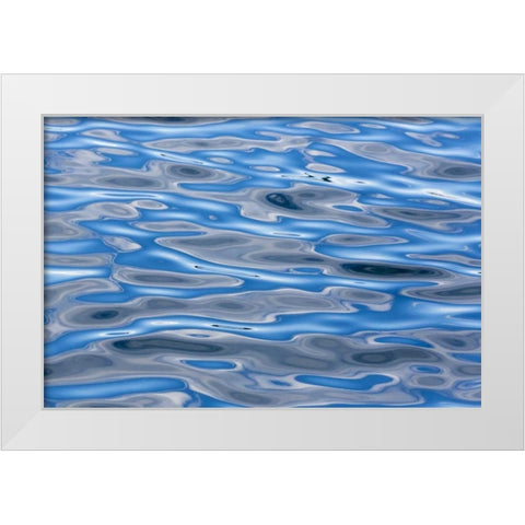 USA, Alaska Water abstract White Modern Wood Framed Art Print by Paulson, Don