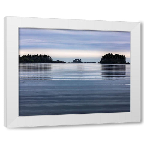Alaska Composite of seascape in Gulf of Alaska  White Modern Wood Framed Art Print by Jaynes Gallery
