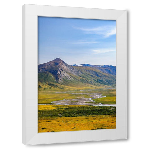USA- Alaska- Gates of the Arctic National Park- Noatak River White Modern Wood Framed Art Print by Norrsell, Fredrik