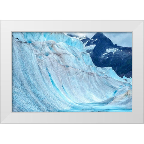 Mendenhall Glacier-Juneau-Alaska-USA White Modern Wood Framed Art Print by Engelbrecht, Jim