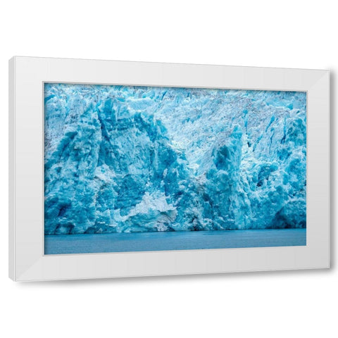 LeConte glacier-LeConte Bay-Alaska-USA White Modern Wood Framed Art Print by Engelbrecht, Jim