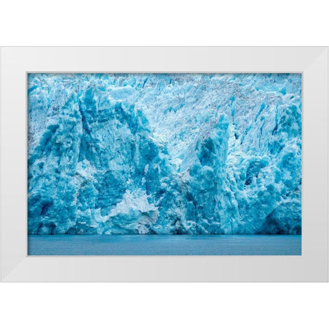 LeConte glacier-LeConte Bay-Alaska-USA White Modern Wood Framed Art Print by Engelbrecht, Jim