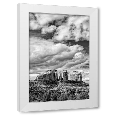 Arizona-Sedona-Cathedral Rock White Modern Wood Framed Art Print by Collins, Ann