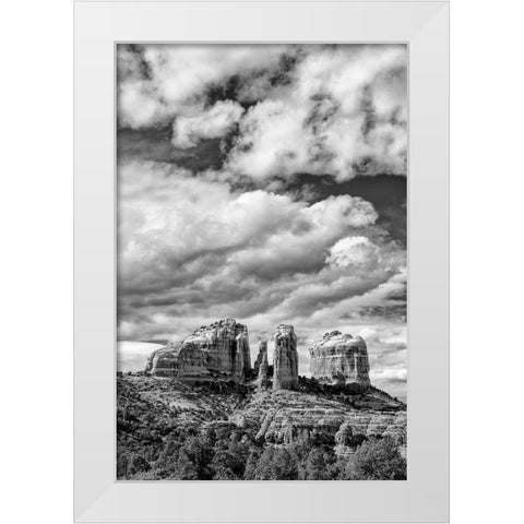 Arizona-Sedona-Cathedral Rock White Modern Wood Framed Art Print by Collins, Ann