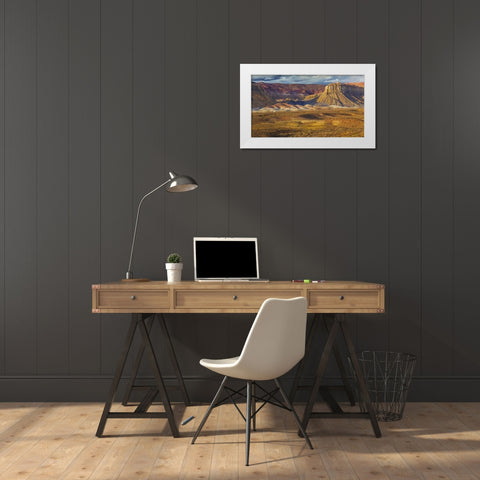Arizona Landscape in Glen Canyon NRA White Modern Wood Framed Art Print by Paulson, Don