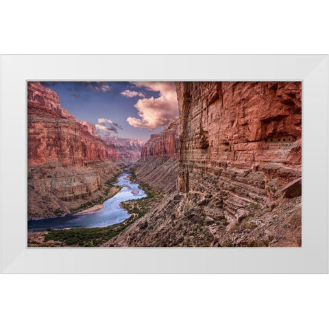 Nankoweap-Grand Canyon White Modern Wood Framed Art Print by Ford, John