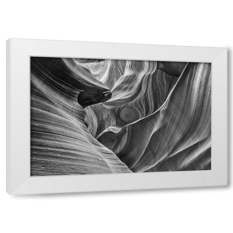 Antelope Canyon-Arizona White Modern Wood Framed Art Print by Ford, John