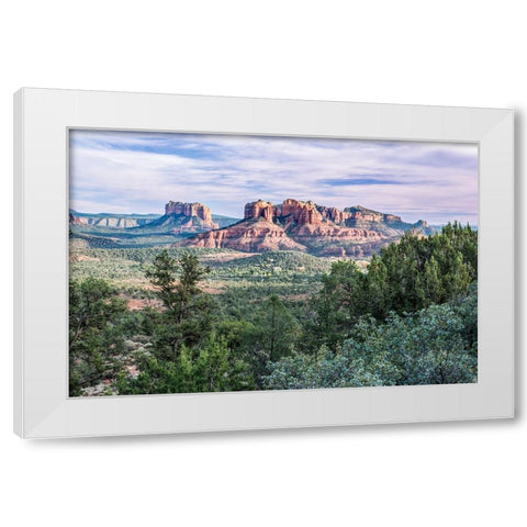 Arizona-Sedona Cathedral Rock White Modern Wood Framed Art Print by Tilley, Rob
