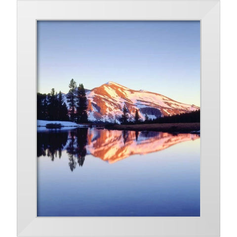 California, Sierra Nevada, Mammoth Peak White Modern Wood Framed Art Print by Talbot Frank, Christopher