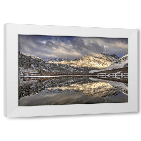 California, Sierra Nevada Spring at North Lake White Modern Wood Framed Art Print by Flaherty, Dennis