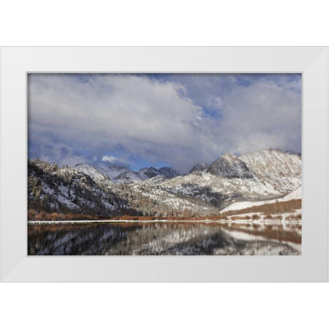 California, Sierra Nevada Spring at North Lake White Modern Wood Framed Art Print by Flaherty, Dennis