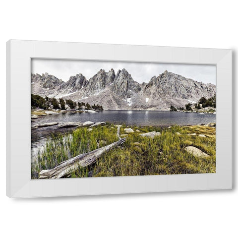 Kearsarge Lake-High Sierra White Modern Wood Framed Art Print by Ford, John