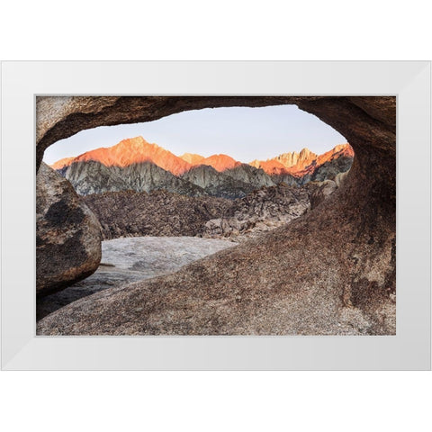 Mosaic Arch-California White Modern Wood Framed Art Print by Ford, John