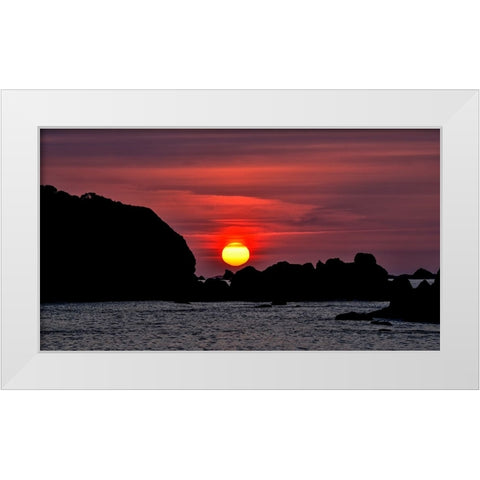 USA-California-Crescent City White Modern Wood Framed Art Print by Restuccia, Joe III