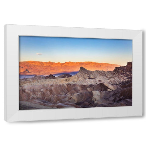 Zabriskie Point in Death Valley National Park-California White Modern Wood Framed Art Print by Day, Richard and Susan