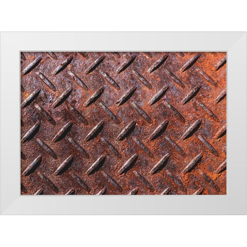 Mission Mine-Old Dale Mining District-Pinto Mountains-California White Modern Wood Framed Art Print by Muench, Zandria