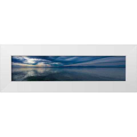Salton Sea- Imperial Valley- California White Modern Wood Framed Art Print by Muench, Zandria