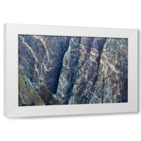 Colorado, Gunnison NP Scenic of Black Canyon White Modern Wood Framed Art Print by Paulson, Don