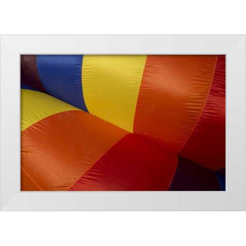 CO, Colorado Springs Hot air balloon Festival White Modern Wood Framed Art Print by Grall, Don