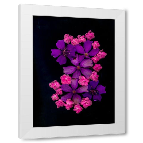 USA-Florida-Celebration-A bouquet of flowers White Modern Wood Framed Art Print by Looney, Hollice