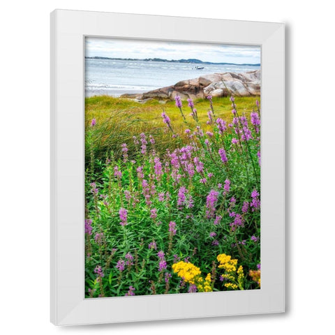 Ipswich Bay-Annisquam-Massachusetts-USA White Modern Wood Framed Art Print by Engelbrecht, Lisa S.