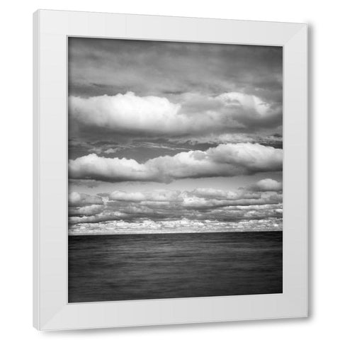USA-Michigan-Mackinac Island Lake Huron White Modern Wood Framed Art Print by Collins, Ann
