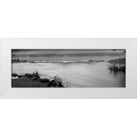 USA-Minnesota-Itasca State Park-Mississippi Headwaters White Modern Wood Framed Art Print by Hawkins, Peter