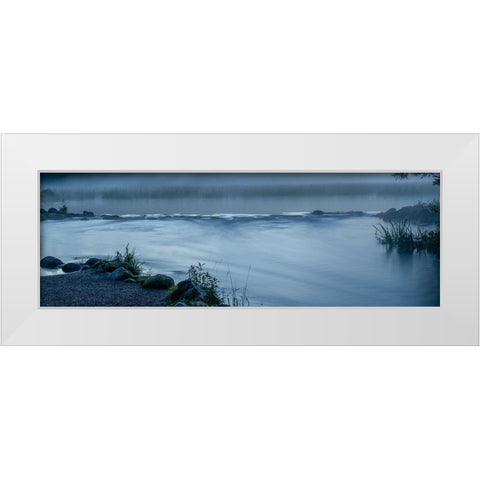 USA-Minnesota-Itasca State Park-Mississippi Headwaters White Modern Wood Framed Art Print by Hawkins, Peter