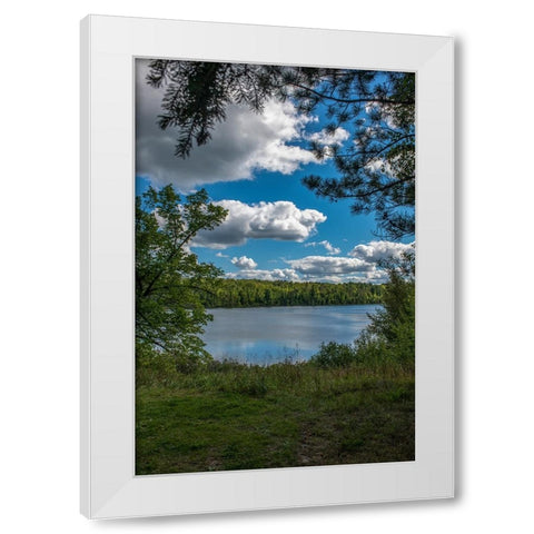 USA-Minnesota-La Salle State Recreation area White Modern Wood Framed Art Print by Hawkins, Peter