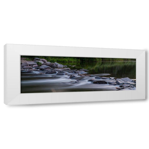 USA-Minnesota-Itasca State Park-Mississippi Headwaters White Modern Wood Framed Art Print by Hawkins, Peter
