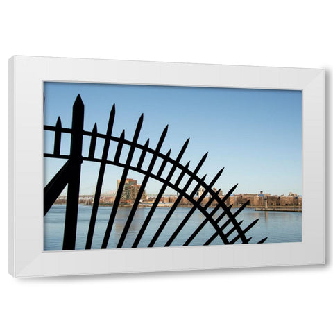 USA-New York City-Manhattan-Upper East Side White Modern Wood Framed Art Print by Jones, Allison