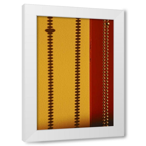 OR, Portland Sunlight on brass pull chain White Modern Wood Framed Art Print by Terrill, Steve