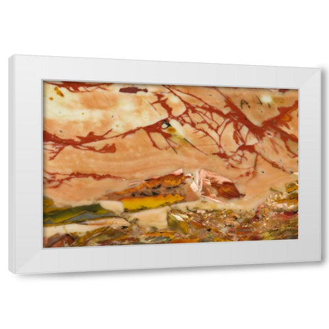 Oregon, Owyhee River Valley Morrisonite Jasper White Modern Wood Framed Art Print by Kirkland, Dennis