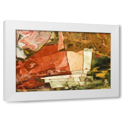 Oregon, Owyhee River Valley Morrisonite Jasper White Modern Wood Framed Art Print by Kirkland, Dennis