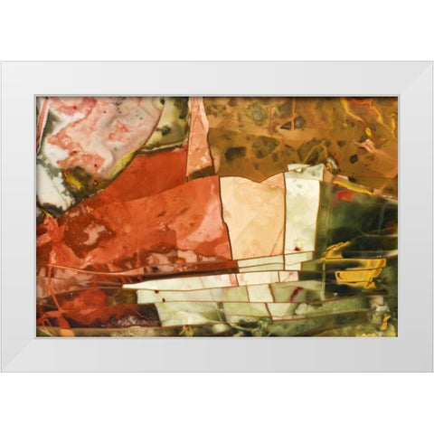 Oregon, Owyhee River Valley Morrisonite Jasper White Modern Wood Framed Art Print by Kirkland, Dennis