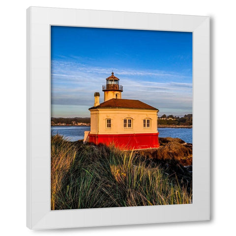 USA-Oregon-Bandon-Beach White Modern Wood Framed Art Print by Restuccia, Joe III