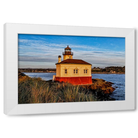 USA-Oregon-Bandon-Beach White Modern Wood Framed Art Print by Restuccia, Joe III