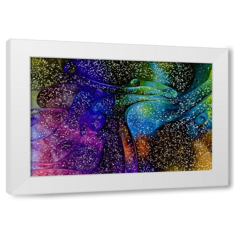 USA, Pennsylvania, Erie Oil abstract White Modern Wood Framed Art Print by Anon, Ellen