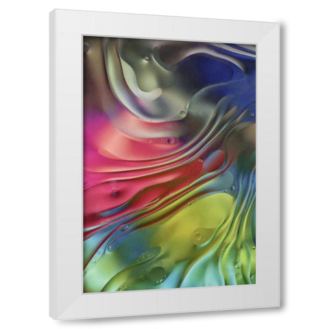 USA, Pennsylvania, Erie Oil abstract White Modern Wood Framed Art Print by Anon, Ellen