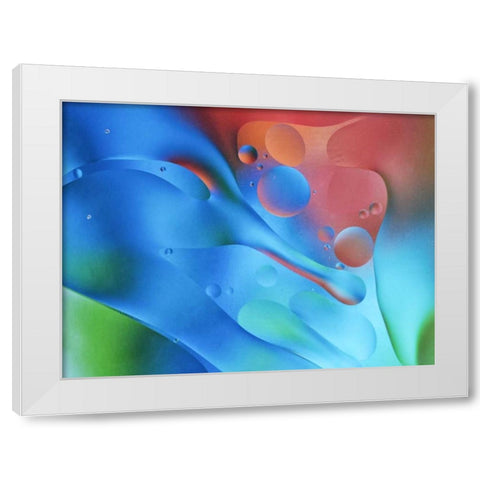 USA, Pennsylvania, Erie Oil abstract White Modern Wood Framed Art Print by Anon, Ellen