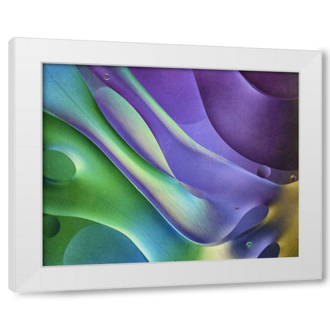USA, Pennsylvania, Erie Oil abstract White Modern Wood Framed Art Print by Anon, Ellen