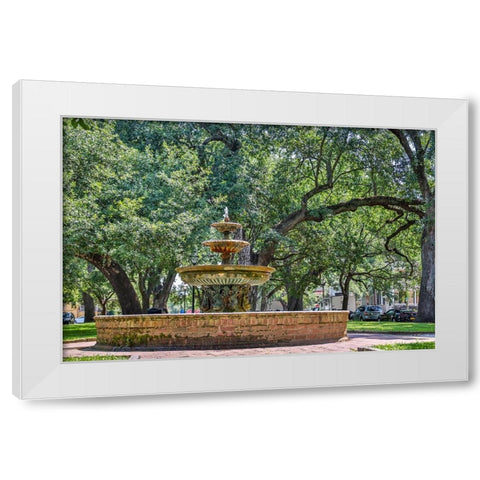 Usa-South Carolina-Charleston White Modern Wood Framed Art Print by Looney, Hollice