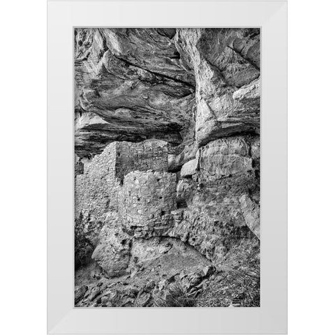 Little Westwater Ruin-Canyonlands National Park-Utah White Modern Wood Framed Art Print by Ford, John