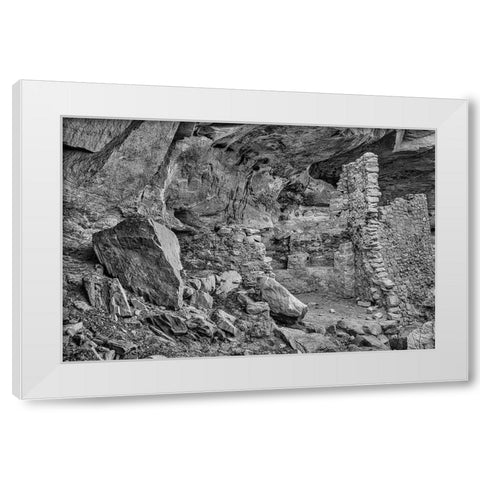 Little Westwater Ruin-Canyonlands National Park-Utah White Modern Wood Framed Art Print by Ford, John